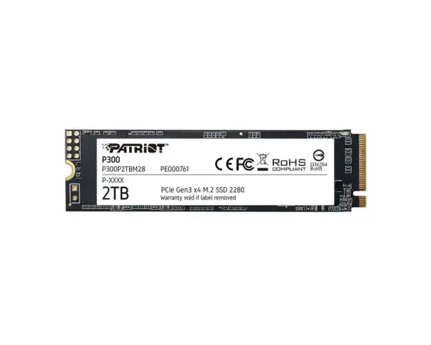 SSD Patriot P300 2TB, PCI Express 3.0 x4, M.2 2280