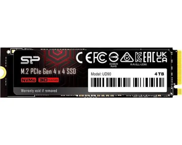 SSD Silicon Power UD90, 4TB, M.2 PCIe Gen4x4, NVMe 1.4