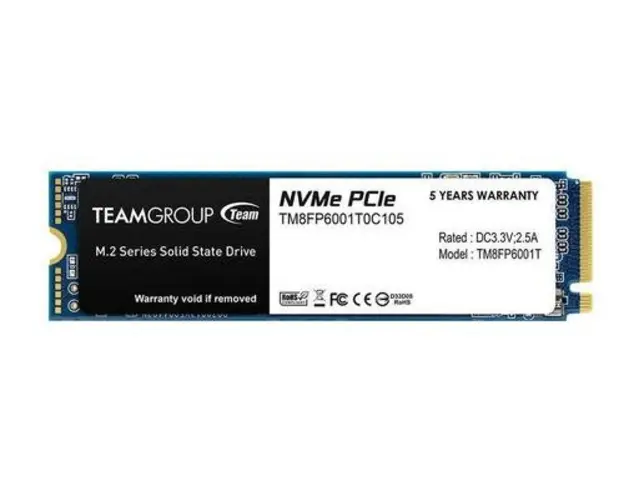 SSD Team Group MP33, 1TB, PCI Express 3.0 x4, M.2