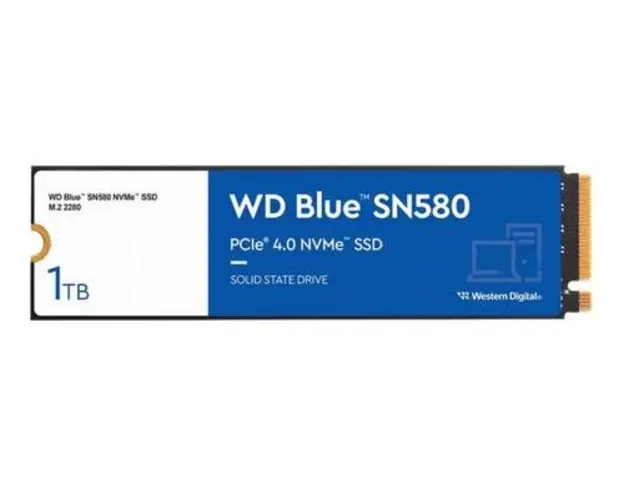SSD Western Digital Blue SN580, 1TB, M.2, PCIe Gen4 x4, NVMe 1.4b