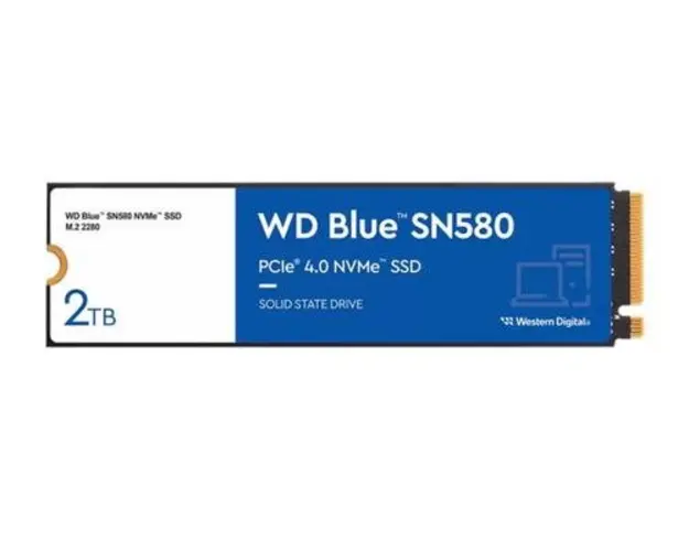 SSD Western Digital Blue SN580, 2TB, M.2, PCIe Gen4 x4, NVMe 1.4b