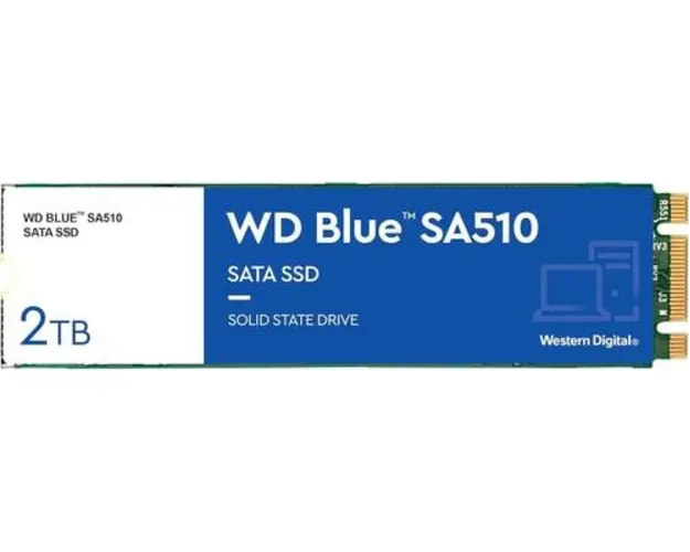 SSD Western Digital Blue SA510 2TB, SATA-III, M.2 2280
