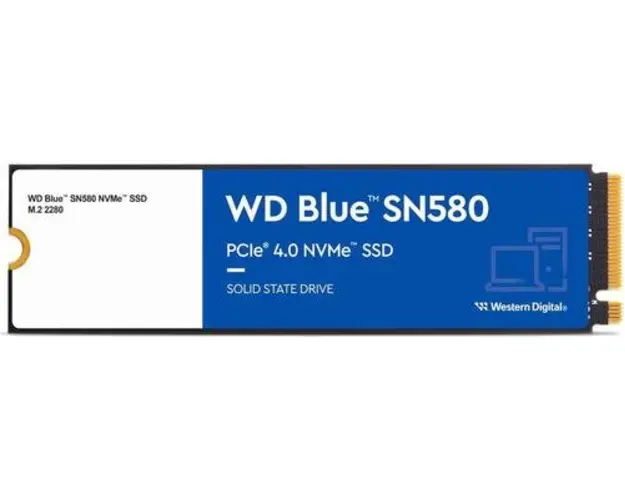 SSD Western Digital Blue SN580, 250GB, M.2, PCIe Gen4 x4, NVMe 1.4b