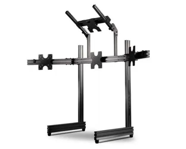 Stand 4 monitoare Next Level Racing Elite Quadruple, 21inch-43inch, 70 kg (Gri)