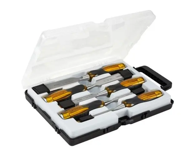 Set Dalti Stanley 2-16-269, 5 piese, pentru lemn (Galben/Negru)