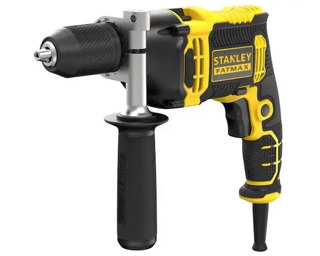 Masina de gaurit cu percutie Stanley FMEH750-QS, 750 W, 220 V, 3200 rpm (Galben/Negru)