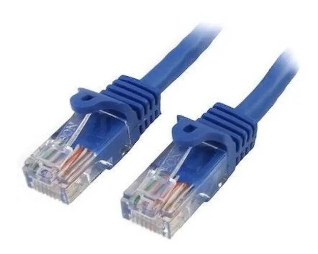 Cablu UTP StarTech 45PAT50CMBL, RJ45, Cat.5e, 0.5m (Albastru)