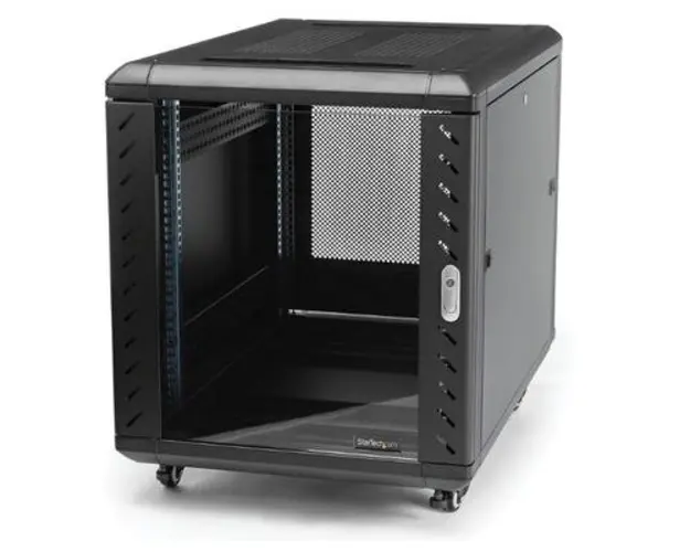 Rack de podea StarTech RK1236BKF, 29inch, 12U (Negru)