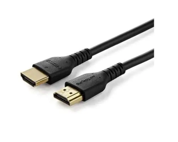 Cablu StarTech RHDMM1MP, HDMI 2.0, 4K/60Hz, 1m (Negru)