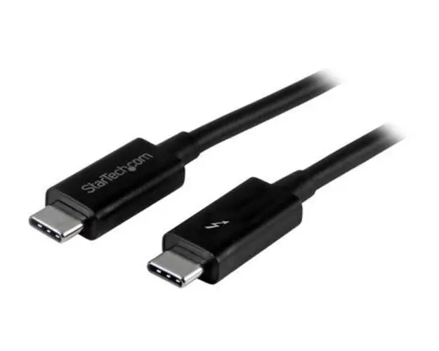 Cablu de date StarTech TBLT3MM1M, USB-C Thunderbolt 3, 20 Gbit/s, 1m (Negru)