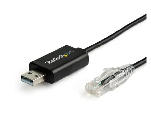 Cablu Cisco StarTech ICUSBROLLOVR, USB, RJ45 (Negru)