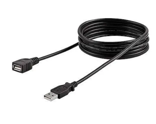 Cablu extensie StarTech USBEXTAA6BK, USB 2.0, 1.8m (Negru)
