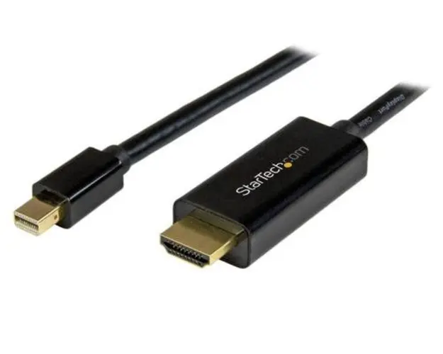 Cablu StarTech MDP2HDMM2MB, Mini-DisplayPort, HDMI, 4K/30Hz, 2m (Negru)