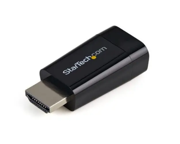 Adaptor video StarTech HD2VGAMICRO, HDMI, VGA, 1080p (Negru)