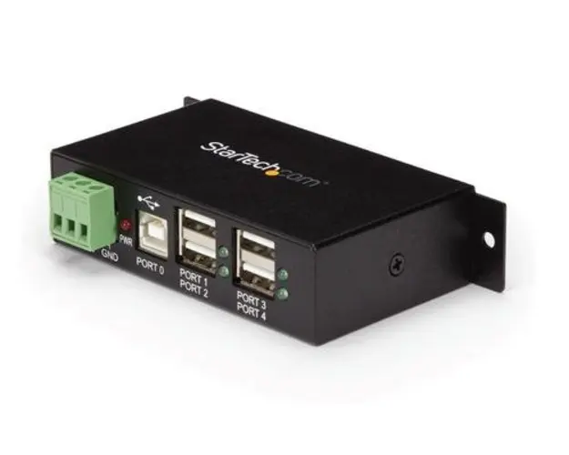 Hub USB StarTech ST4200USBM, 4 porturi, 480 Mbps (Negru)