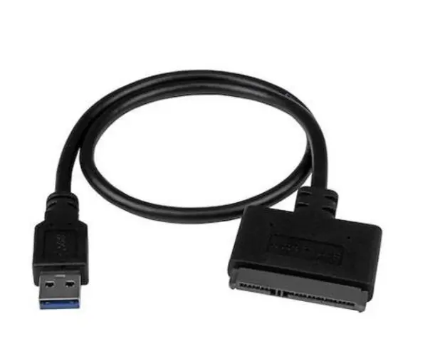Cablu StarTech USB312SAT3CB, 2.5inch SATA, USB 3.2 (Negru)