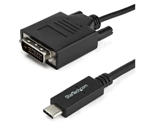 Cablu StarTech CDP2DVIMM2MB, DVI-D, USB-C, 2m (Negru)
