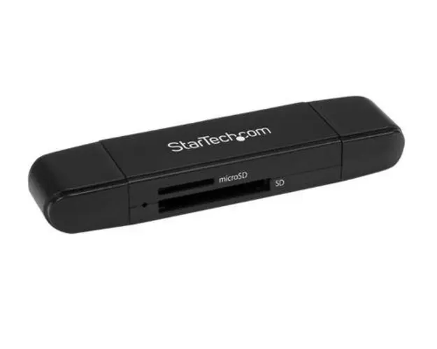 Card reader StarTech SDMSDRWU3AC, SD, MicroSD, USB (Negru)