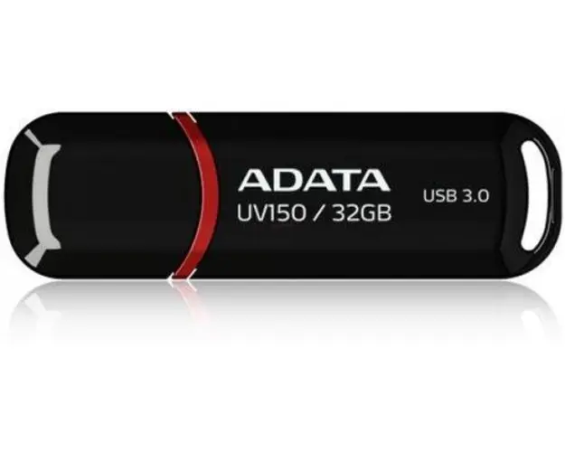 Stick USB A-DATA UV150 32GB, USB 3.0 (Negru)
