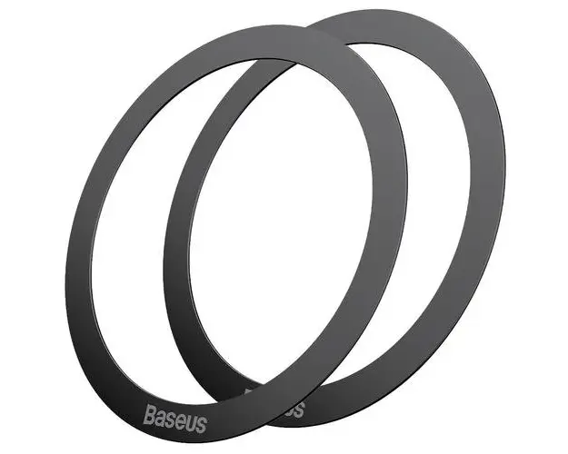 Sticker Metalic Baseus Halo Series, Set 2 bucati, PCCH000001, Negru