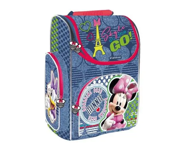 Ghiozdan ergonomic Minnie Mouse, clasele primare, impermeabil Starpak