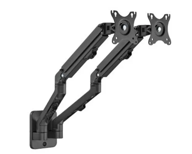 Suport 2 monitoare perete Gembird MA-WA2-01, 17inch-27inch, 14 kg (Negru)