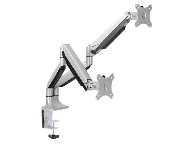 Suport Monitor Birou Logilink BP0043, 13-27inch, max 9 Kg (Argintiu)