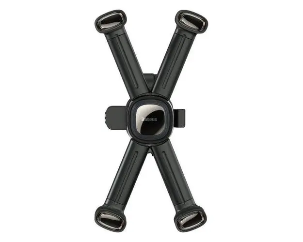 Suport de telefon pentru vehicule electrice Baseus SUQX-01, Quad lock, Blocare automata, Rotire 360 (Negru)