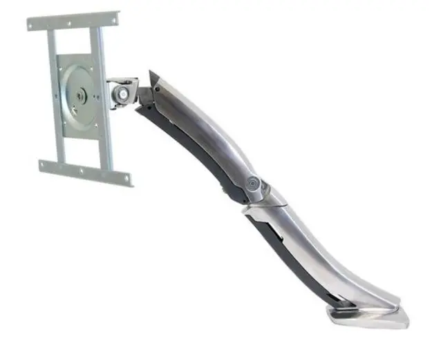 Suport monitor pentru birou Ergotron MX, pivot, rotire 360, 13.6 kg (Argintiu)