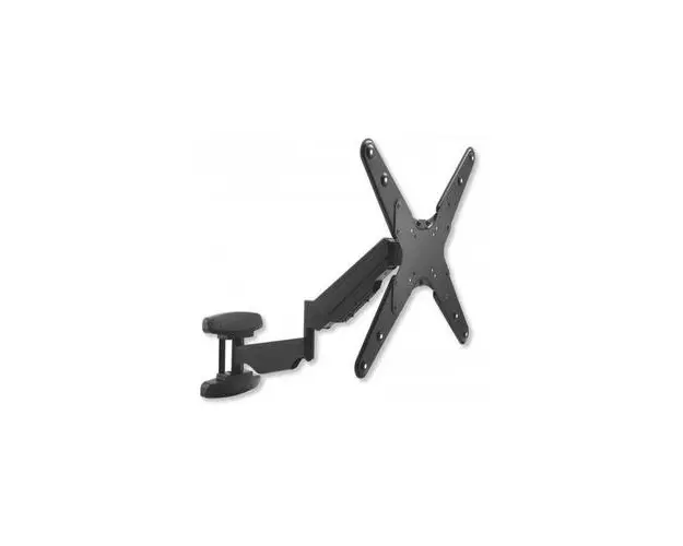 Suport TV de perete Techly ICA-LCD G442-BK, ecran plat sau curbat, 23-55 inch, arc cu gaz, 3 articulatii, Negru