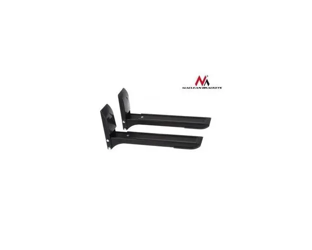 Suport universal de perete pentru cuptor cu microunde MACLEAN MC-607B, fix, brate reglabile, maxim 35kg, Negru