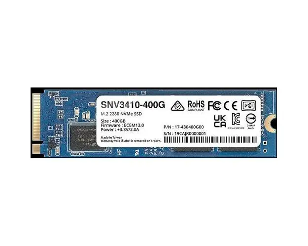 SSD Server Synology SNV3410-400G, 400GB, PCIe Gen 3.0 x4, M.2,