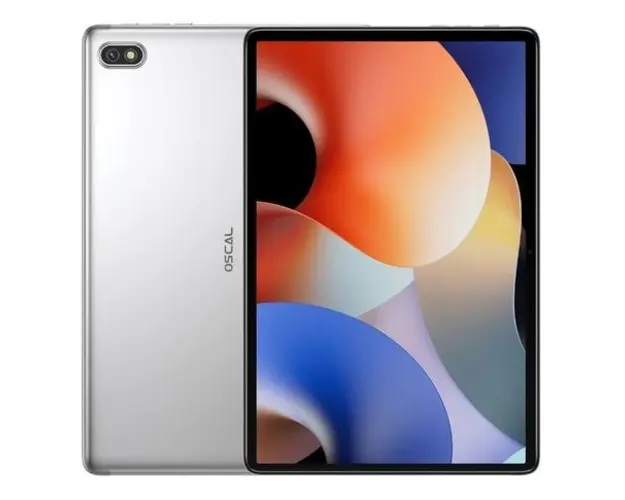 Tableta Blackview Oscal Pad 10, Procesor Octa-Core UNISOC T606 1.6GHz, Ecran IPS 10.1inch FHD, 8GB RAM, 128GB Flash, Wi-Fi, Bluetooth, 4G, Dual SIM, Android (Argintiu)