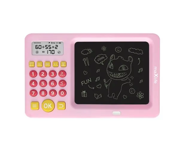 Tableta pentru Desenat / Scris MaXlife MXWB-01, cu Calculator, Roz