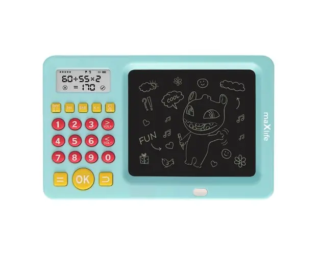 Tableta pentru Desenat / Scris MaXlife MXWB-01, cu Calculator, Albastra