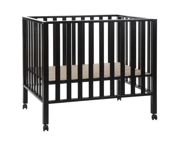 Tarc Childhome 94, Roti, 75x95 cm, Lemn (Negru)