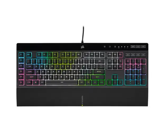 Tastatura Gaming Corsair K55 PRO XT, iluminare RGB, USB (Negru)