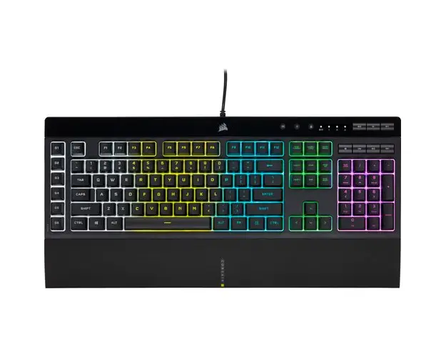 Tastatura Gaming Corsair K55 RGB PRO, iluminare RGB, USB (Negru)