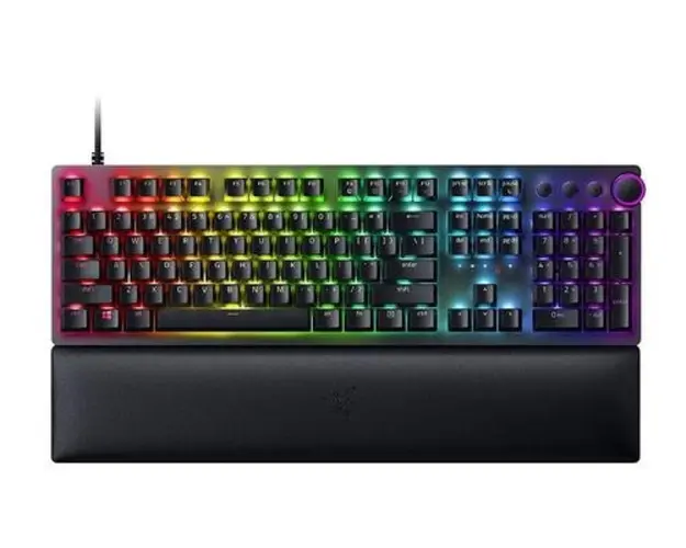 Tastatura Gaming Razer Huntsman V2, RGB, Linear Red Switch, USB (Negru)