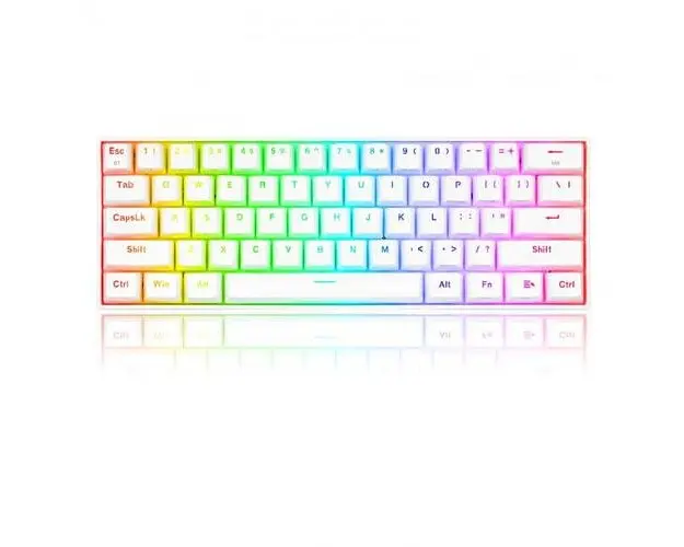 Tastatura Gaming Redragon Draconic K530W RGB PRO, Mecanica, Bluetooth, Iluminare RGB (Alb)