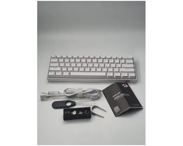 Tastatura Gaming Redragon Draconic K530W RGB PRO, Mecanica, Bluetooth, Iluminare RGB (Alb)