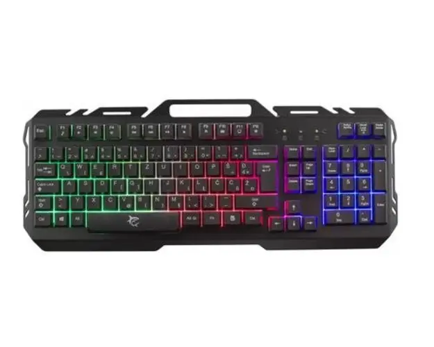 Tastatura Gaming White Shark GK-1923 GLADIATOR-2, Metal, LED (Negru)