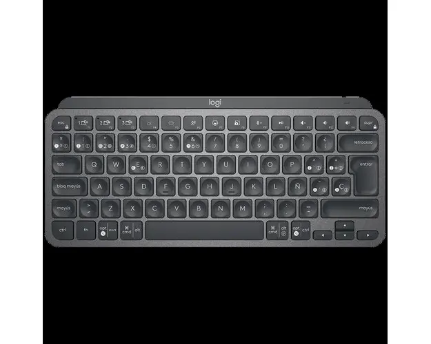 Tastatura Wireless LOGITECH MX Keys Mini Minimalist, Illuminata (Negru)