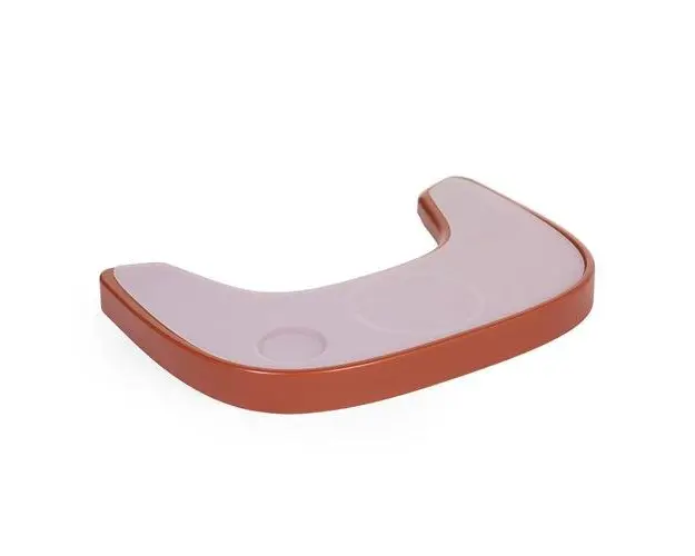 Tavita scaun de masa Childhome Evolu + Protectie din silicon, Ruginiu
