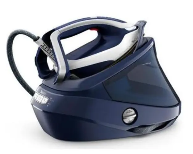 Statie de calcat Tefal Pro Express Vision GV9812, 3000 W, 700 g/min, 8.1 Bari (Alb/Albastru)