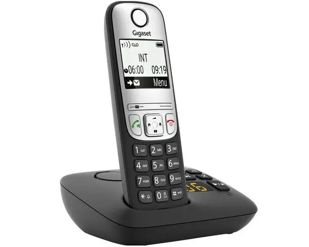 Telefon DECT fara fir Gigaset A690 A, Caller ID (Negru)