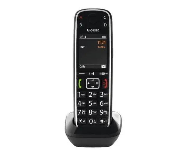 Telefon DECT fara fir Gigaset E720HX, Bluetooth, Hands Free (Gri/Negru)