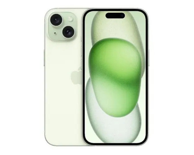 Telefon Mobil Apple iPhone 15, Super Retina XDR OLED 6.1inch, 256GB Flash, Camera Duala 48 + 12 MP, Wi-Fi, 5G, iOS (Verde)