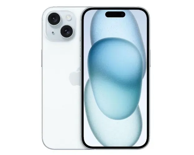 Telefon Mobil Apple iPhone 15, Super Retina XDR OLED 6.1inch, 256GB Flash, Camera Duala 48 + 12 MP, Wi-Fi, 5G, iOS (Albastru)