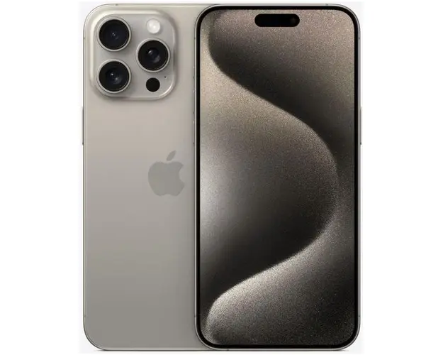 Telefon Mobil Apple iPhone 15 Pro Max, LTPO Super Retina XDR OLED 6.7inch, 512GB Flash, Camera Tripla 48 + 12 + 12 MP, Wi-Fi, 5G, iOS (Gri)